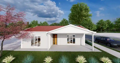 Tek Katlı 100 m² Prefabrik Ev