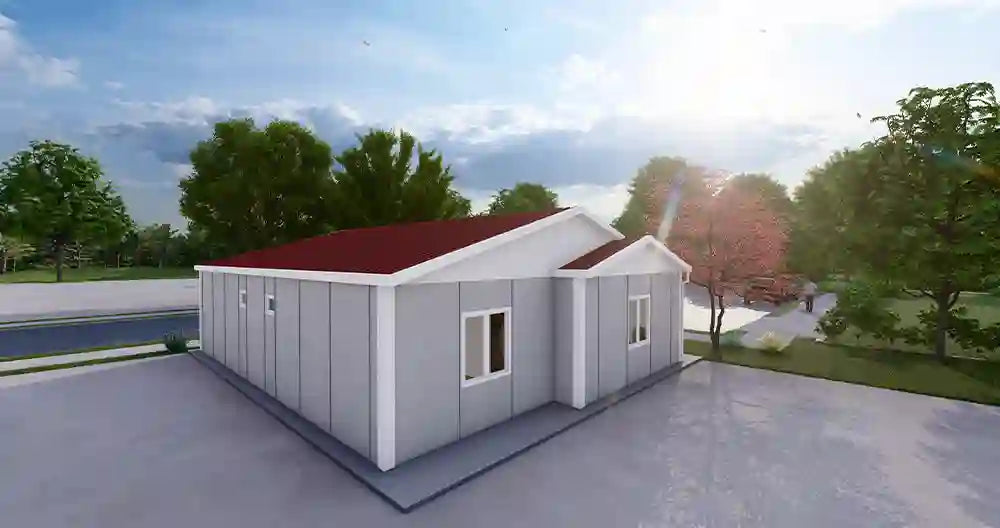 Tek Katlı 100 m² Prefabrik Ev
