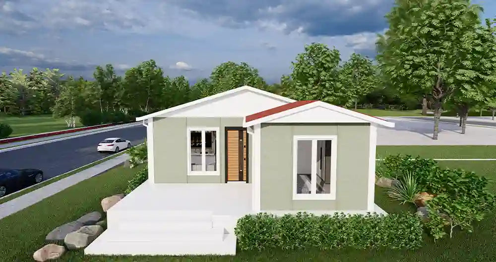 Tek Katlı 49 m² Prefabrik