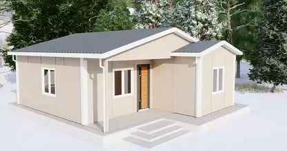 Tek Katlı 54 m² Prefabrik Ev