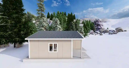 Tek Katlı 54 m² Prefabrik Ev