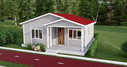 Tek Katlı 61 m² Prefabrik Ev