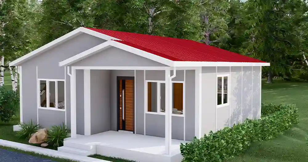 Tek Katlı 61 m² Prefabrik Ev