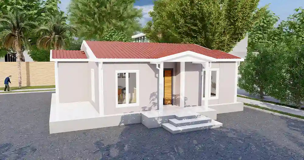 Tek Katlı 72 m² Prefabrik Ev