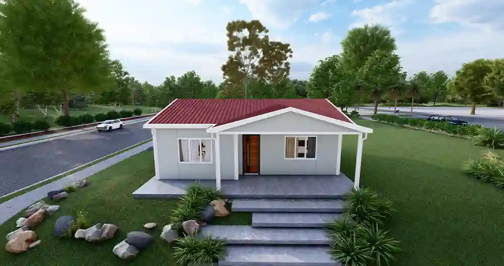 Tek Katlı 74 m² Prefabrik Ev