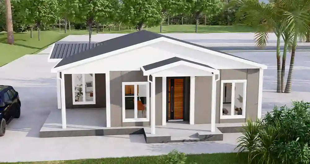 Tek Katlı 77 m² Prefabrik Ev