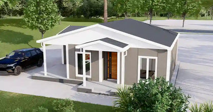 Tek Katlı 77 m² Prefabrik Ev