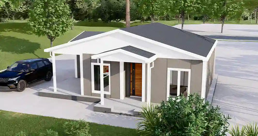 Tek Katlı 77 m² Prefabrik Ev