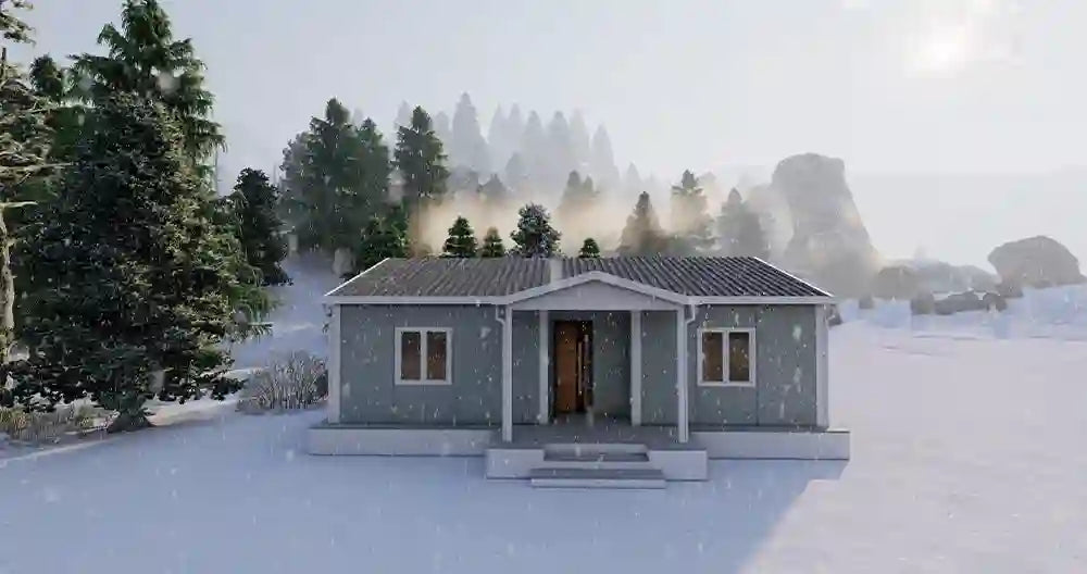 Tek Katlı 82 m² Prefabrik Ev