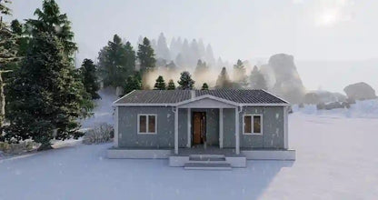 Tek Katlı 82 m² Prefabrik Ev