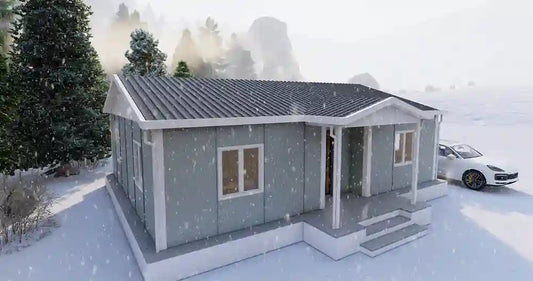 Tek Katlı 82 m² Prefabrik Ev