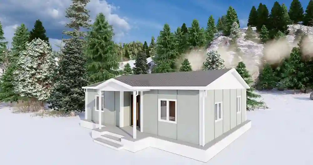 Tek Katlı 82 m² Prefabrik Ev