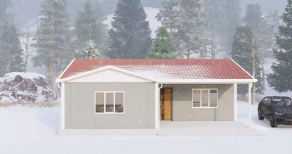 Tek Katlı 91 m² Prefabrik Ev