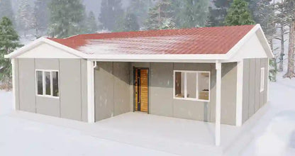 Tek Katlı 91 m² Prefabrik Ev