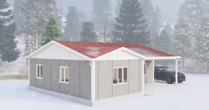 Tek Katlı 91 m² Prefabrik Ev