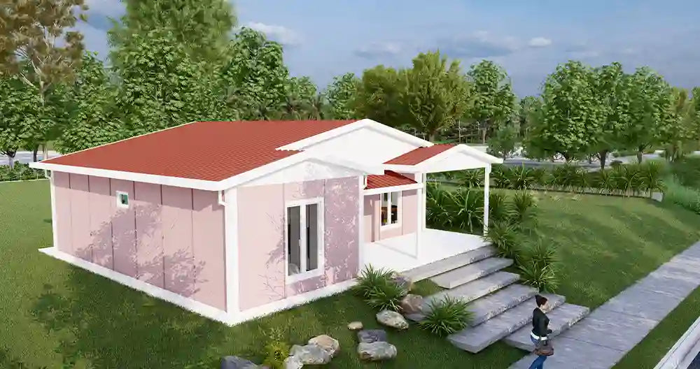 Tek Katlı 92 m² Prefabrik Ev