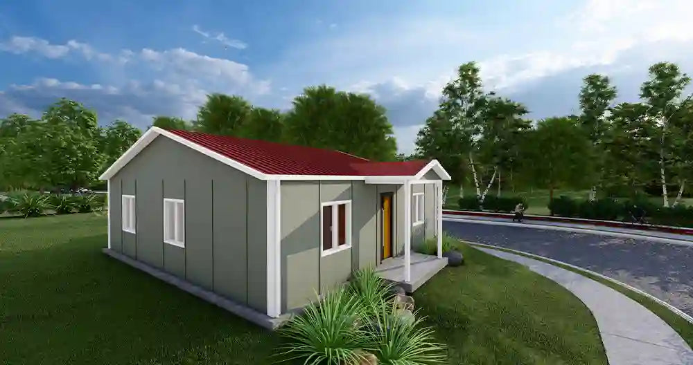 Tek Katlı 96 m² Prefabrik Ev