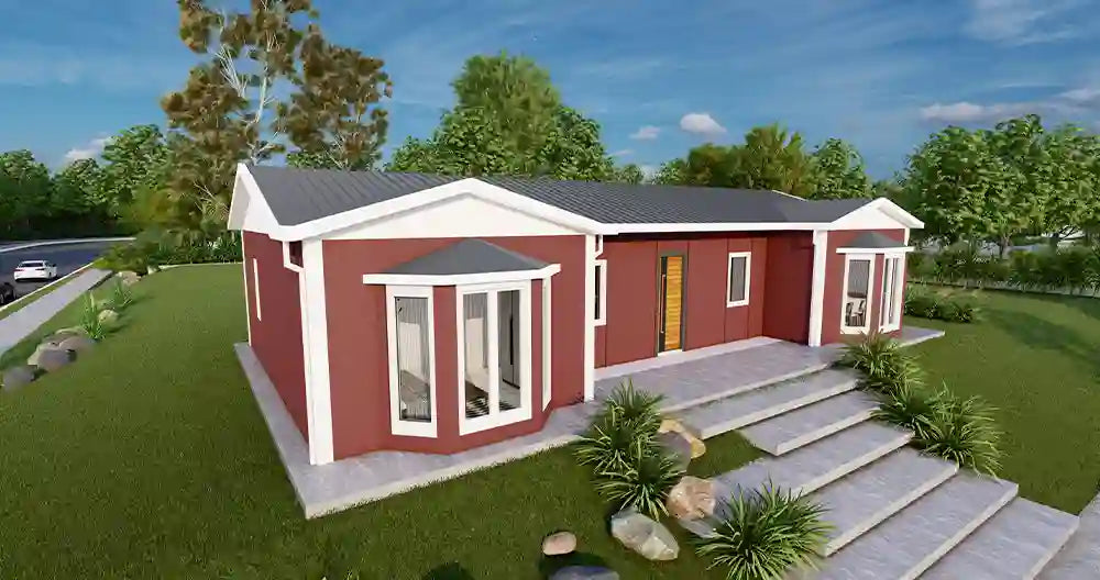 Tek Katlı 98 m² Prefabrik Ev