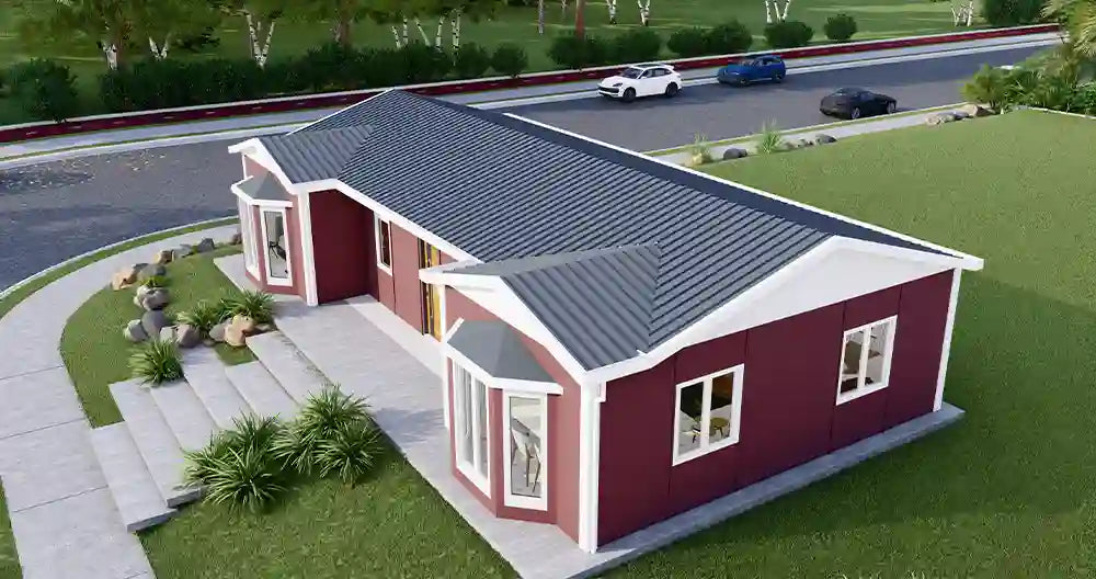 Tek Katlı 98 m² Prefabrik Ev